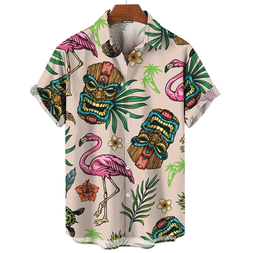 Kemeja Hawaii Retro Musim Pana - Vintage Hawaiian Floral Shirt ulasan dan harga