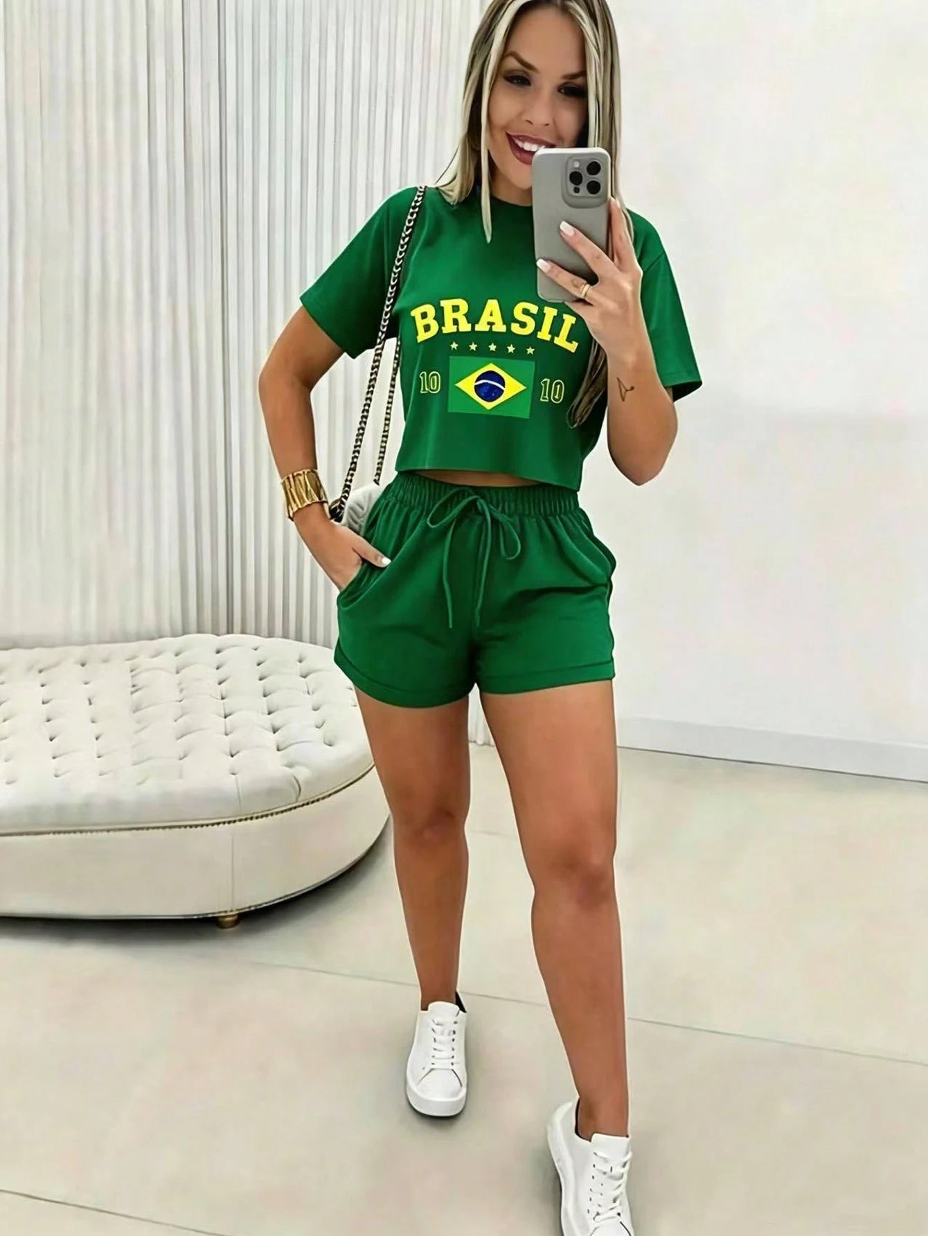 Set Baju Wanita Lengan Pendek  - T-Shirts ulasan dan harga
