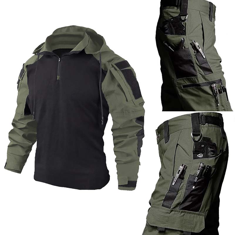 Setelan Kemeja & Celana Tempur - Tactical Military Shirt Cargo ulasan dan harga