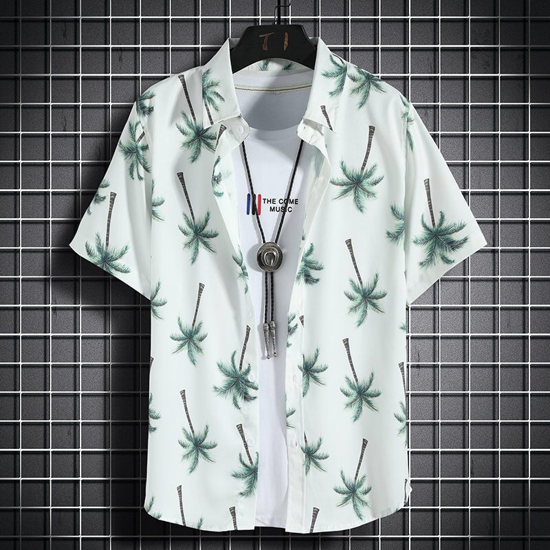 Kemeja pantai Hawaii kaus kasu - Vintage Hawaiian Floral Shirt ulasan dan harga